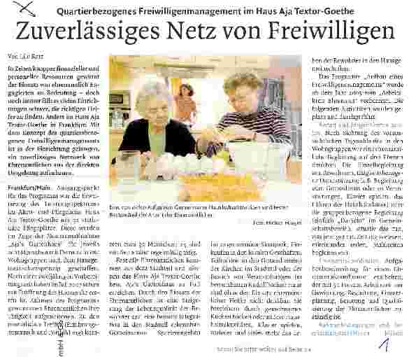 Vorschauseite 1: Zuverlässiges Netz von Freiwilligen