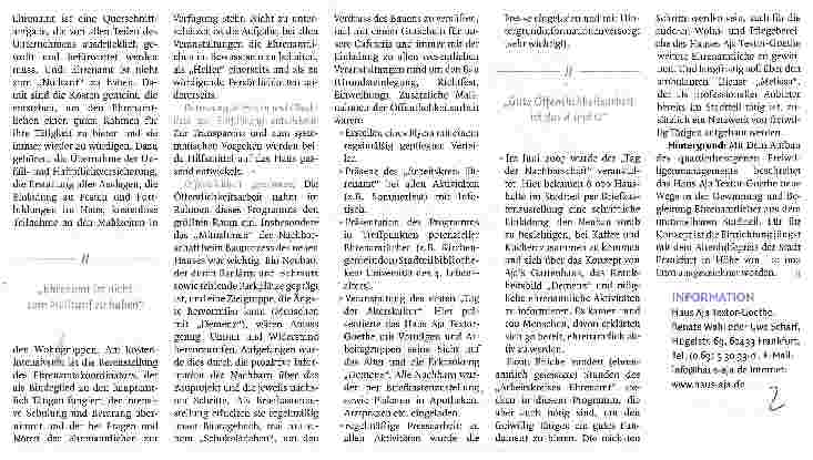 Vorschauseite 2: Zuverlässiges Netz von Freiwilligen