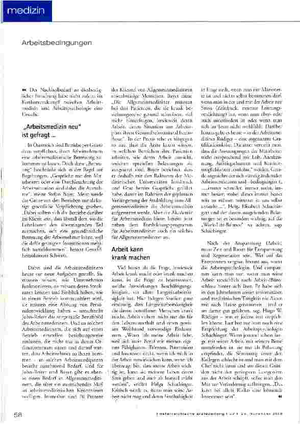 Vorschauseite 3: Macht Arbeit krank?