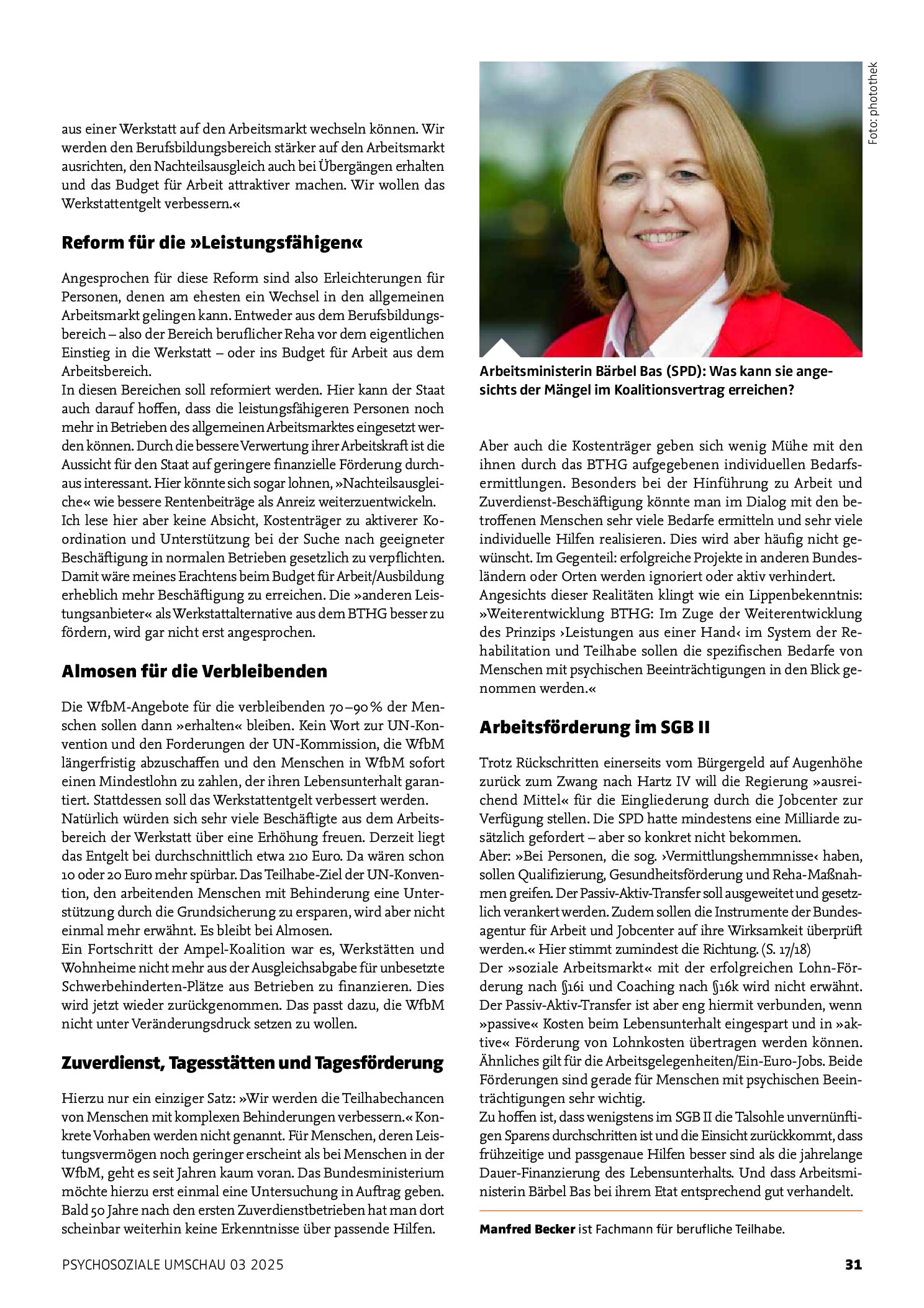 Vorschauseite 2: Kein Neustart der Inklusion