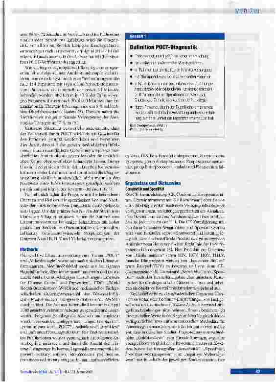 Vorschauseite 2: Patientennahe Diagnostik in der Mikrobiologie