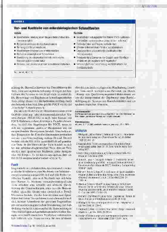 Vorschauseite 6: Patientennahe Diagnostik in der Mikrobiologie