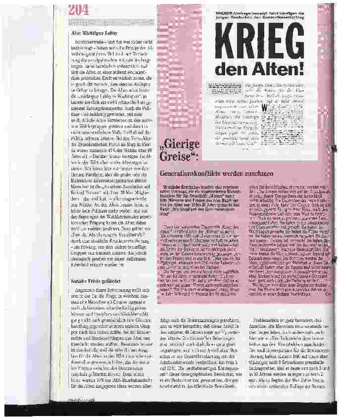Vorschauseite 2: Gerontologie: Die Privilegien der neuen Alten Konsequenzen und Probleme einer Differenzierung des Altersbild