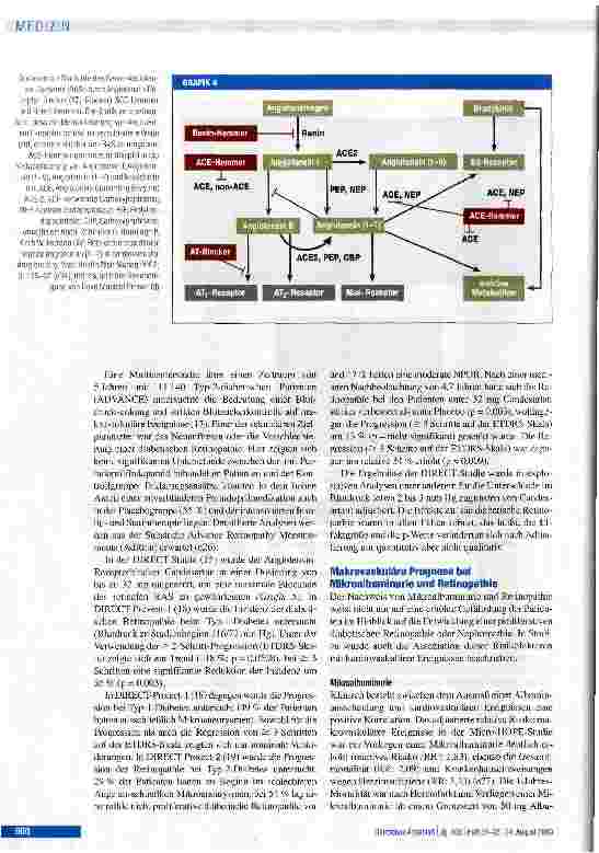 Vorschauseite 5: Angiotensinblockade zur Reduktion mikrovaskulärer Schäden bei Diabetes