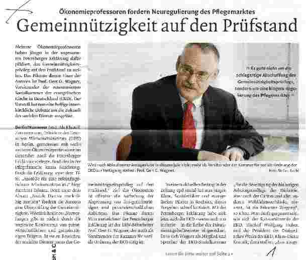 Vorschauseite 1: Gemeinnützigkeit auf den Prüfstand