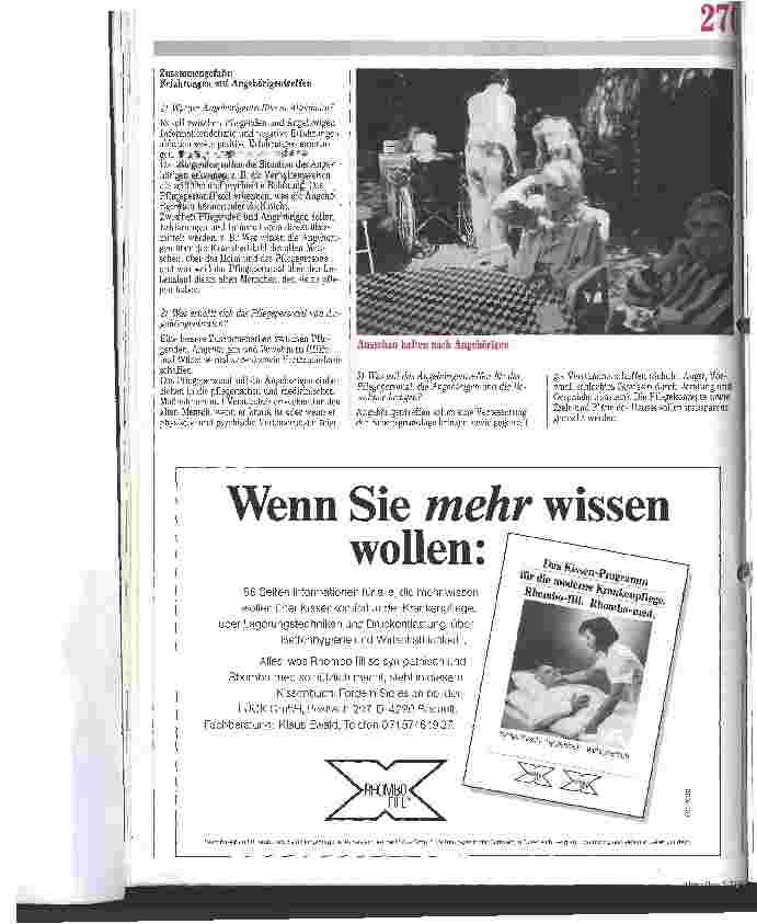 Vorschauseite 2: Angehörigenarbeit Konfliktlösung durch Angehörigentreffen