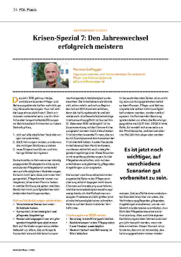 Vorschauseite 1: Krisen-Spezial 7: Den Jahreswechsel erfolgreich meistern