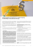 Vorschauseite 1: Vorlageverpflichtung der Nachweise zur COVID-19-Impfung für Beschäftigte in Gesundheitseinrichtungen
