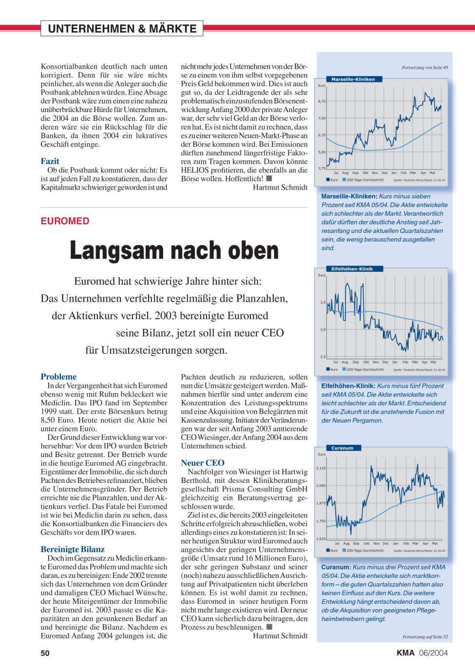 Vorschauseite 1: Langsam nach oben