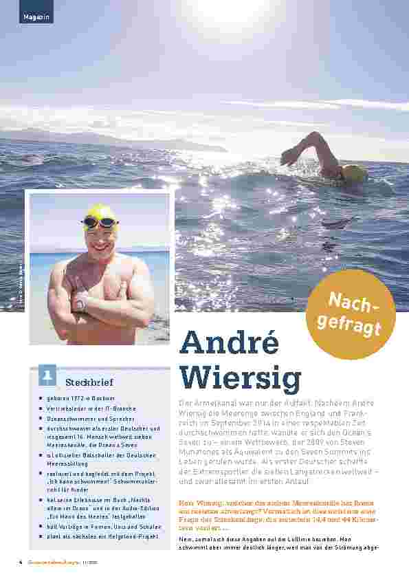 Vorschauseite 1: André Wiersig