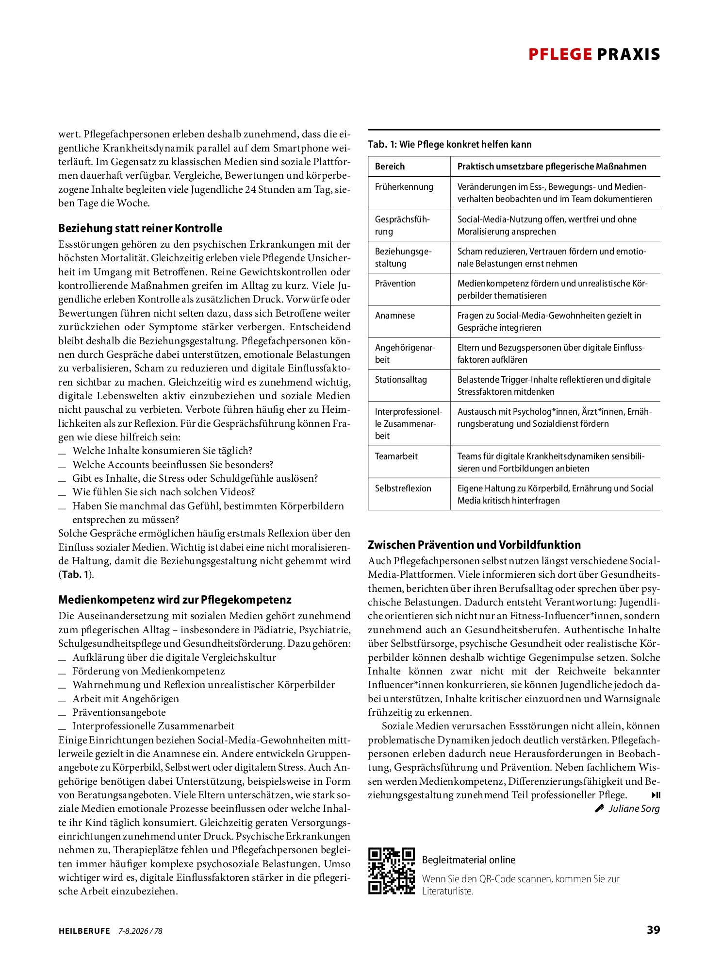 Vorschauseite 2: Der Einfluss von Social Media auf das Körperbild