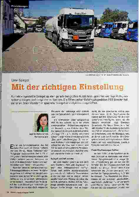 Vorschauseite 1: Lkw-Spiegel Mit der richtigen Einstellung