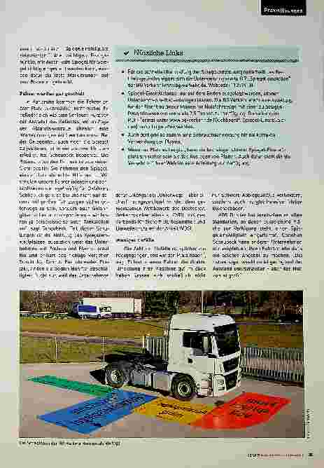 Vorschauseite 2: Lkw-Spiegel Mit der richtigen Einstellung