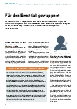 Vorschauseite 1: Für den Ernstfall gewappnet