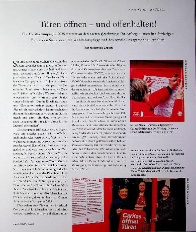 Vorschauseite 1: Türen öffnen - und offenhalten!