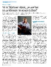 Vorschauseite 1: Vom Glückserlebnis, „es weiter so zu können im neuen Leben“
