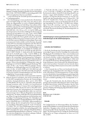 Vorschauseite 3: Bestimmung der Rechtsgrundlage für ärztliche Zwangsmaßnahmen während der einstweiligen Unterbringung