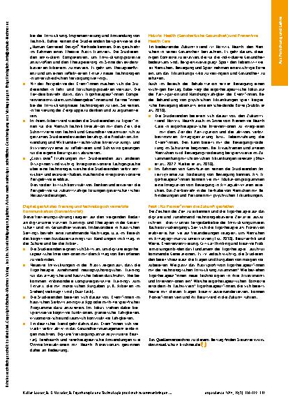 Vorschauseite 2: Ergotherapie und Technologie praxisnah zusammenbringen: Konzeption des Studiengangs Bachelor of Science in Ergotherapie an der OST – Ostschweizer Fachhochschule