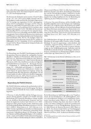 Vorschauseite 3: sychiatrische und rechtliche Anforderungen einer PsychKG-Unterbringung: Entwicklung und Überprüfung der PGASUS-Kriterien bei Unterbringungsanträgen nach § 23 Abs. 1 PsychKG Berlin
