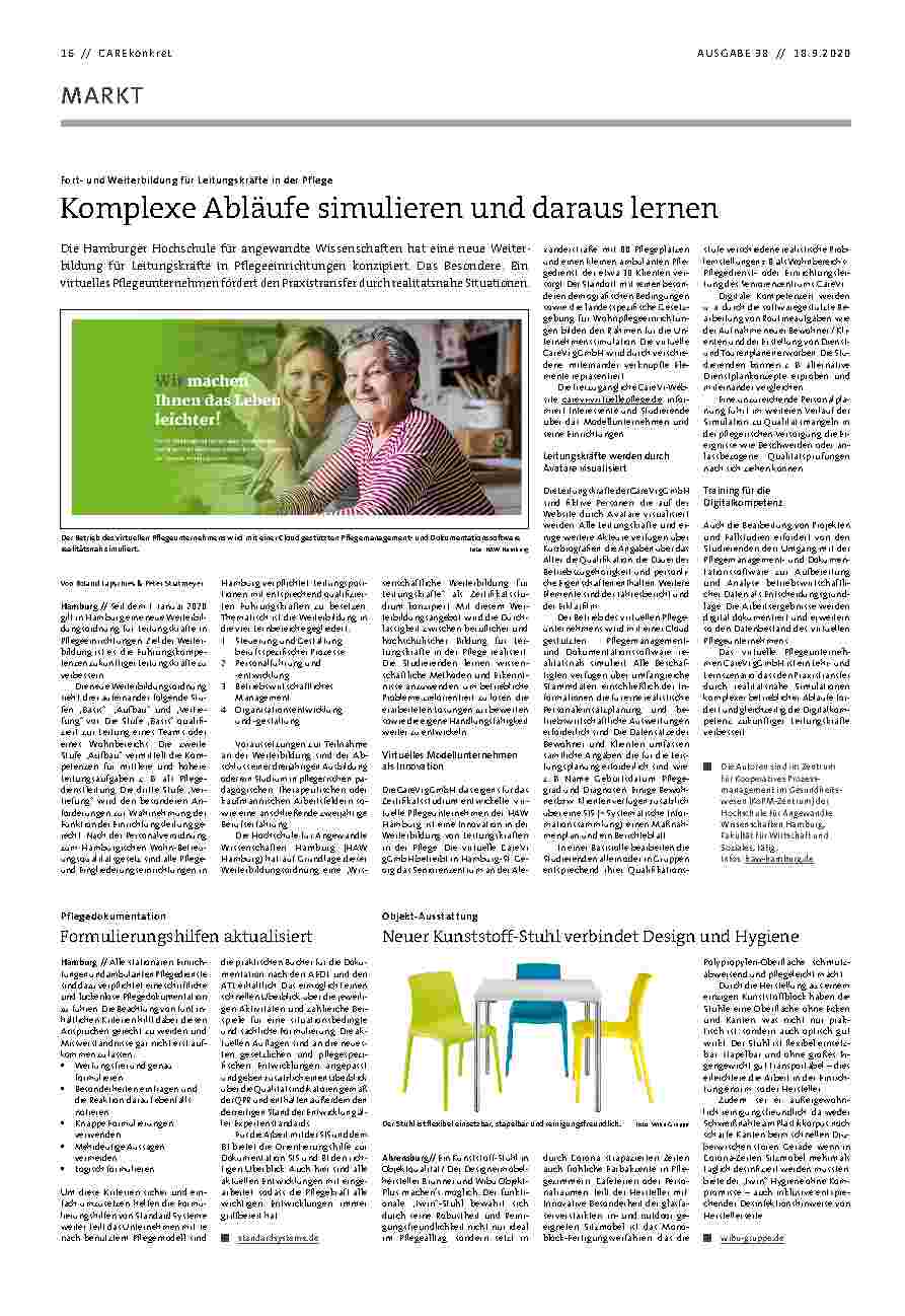 Vorschauseite 1: Komplexe Abläufe simulieren und daraus lernen