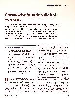 Vorschauseite 1: Chronische Wunden digital versorgt