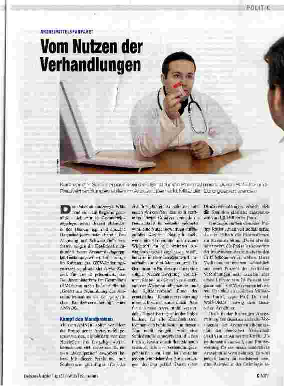 Vorschauseite 1: Vom Nutzen der Verhandlungen