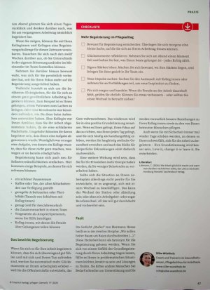 Vorschauseite 4: Mit Begeisterung in der Pflege arbeiten Tipps zur Selbstmotivation