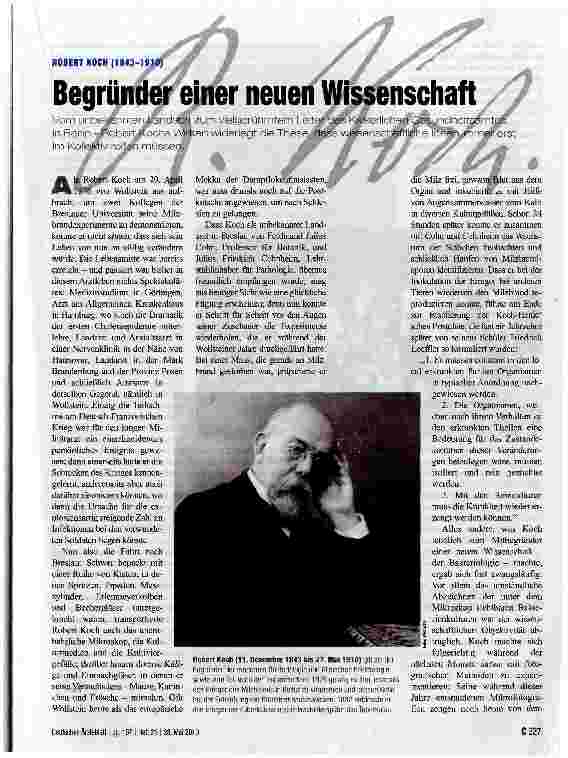 Vorschauseite 1: Begründer einer neuen Wissenschaft