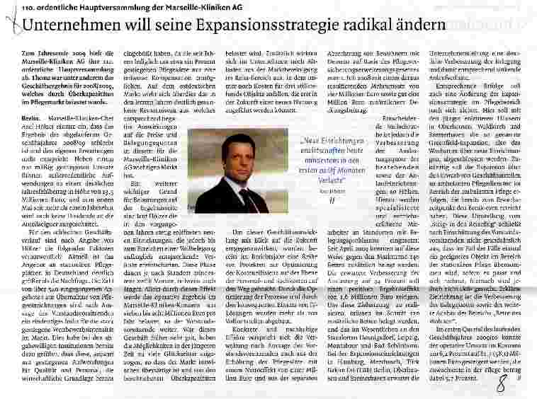 Vorschauseite 1: Unternehmen will seine ExpansionsStrategie radikal ändern