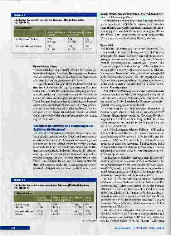 Vorschauseite 5: Entstehung kolorektaler Karzinome
