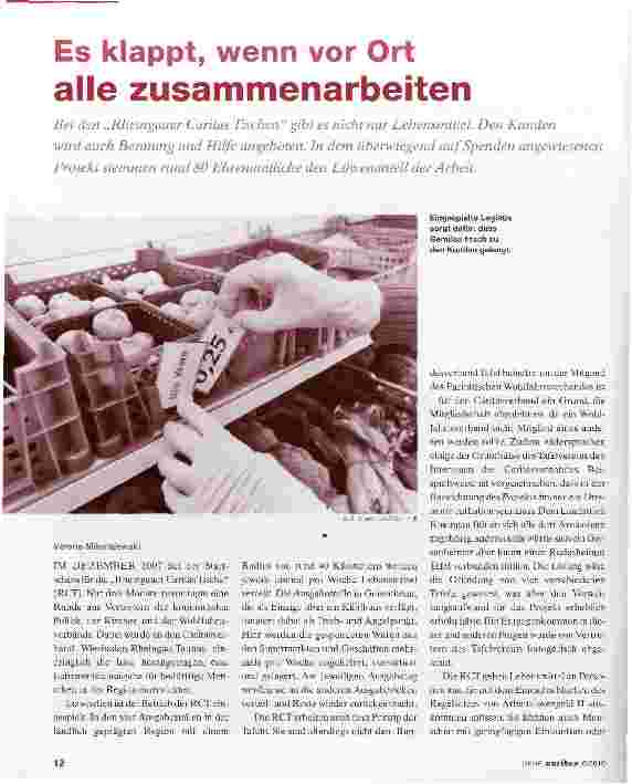 Vorschauseite 1: Es klappt, wenn vor Ort alle zusammenarbeiten