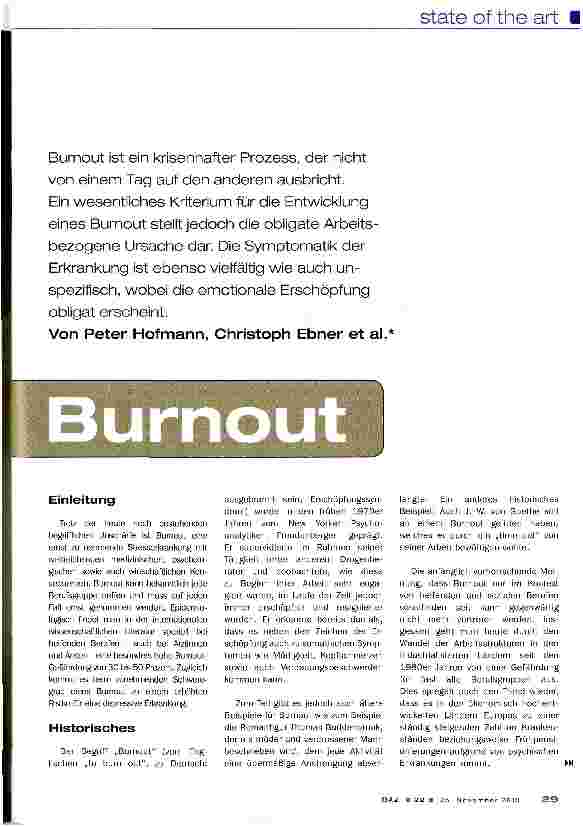 Vorschauseite 2: Burnout