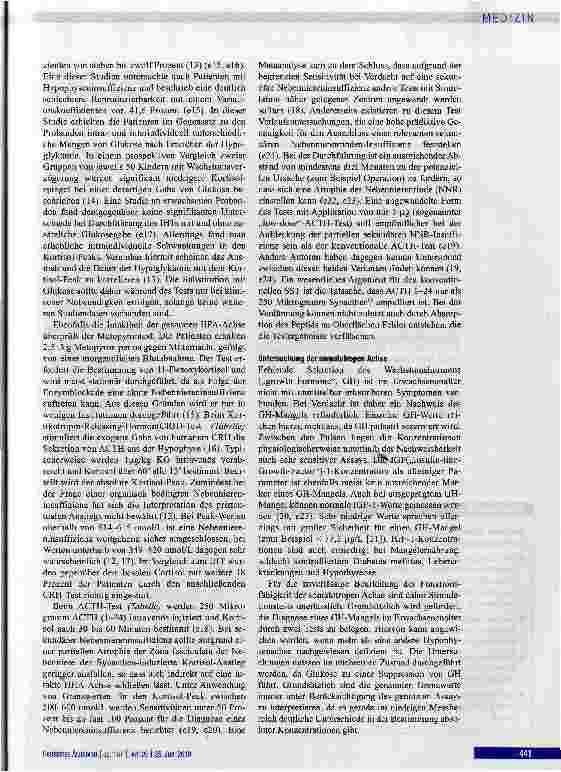 Vorschauseite 5: Sinnvolle Hypophysenstimulationstests