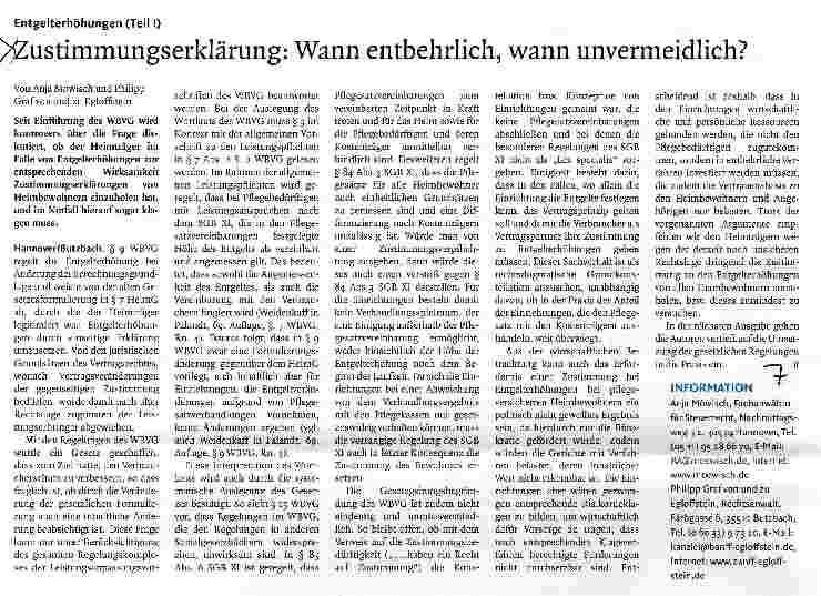Vorschauseite 1: Zustimmungserklärung: Wann entbehrlich, wann unvermeidlich?