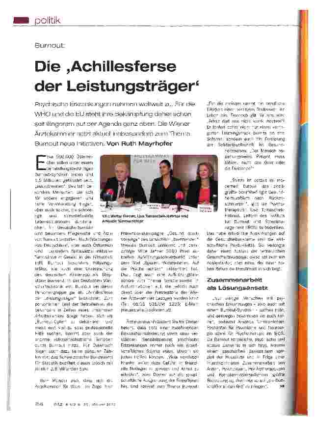 Vorschauseite 1: Die »Achillesferse der Leistungsträger