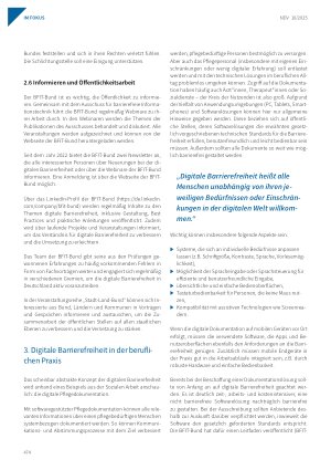 Vorschauseite 4: Digitale Teilhabe fördern: Die Überwachungsstelle des Bundes für Barrierefreiheit von Informationstechnik (BFIT-Bund) stellt sich vor