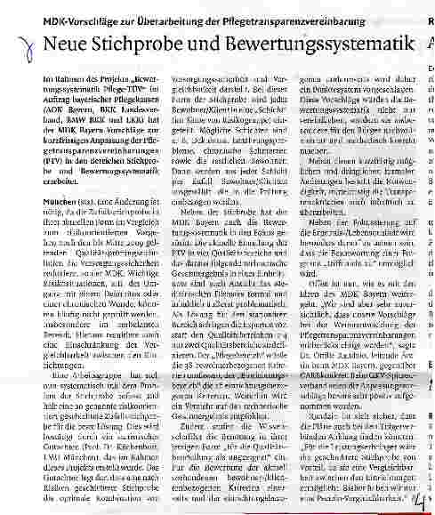 Vorschauseite 1: Neue Stichprobe und Bewertungssystematik