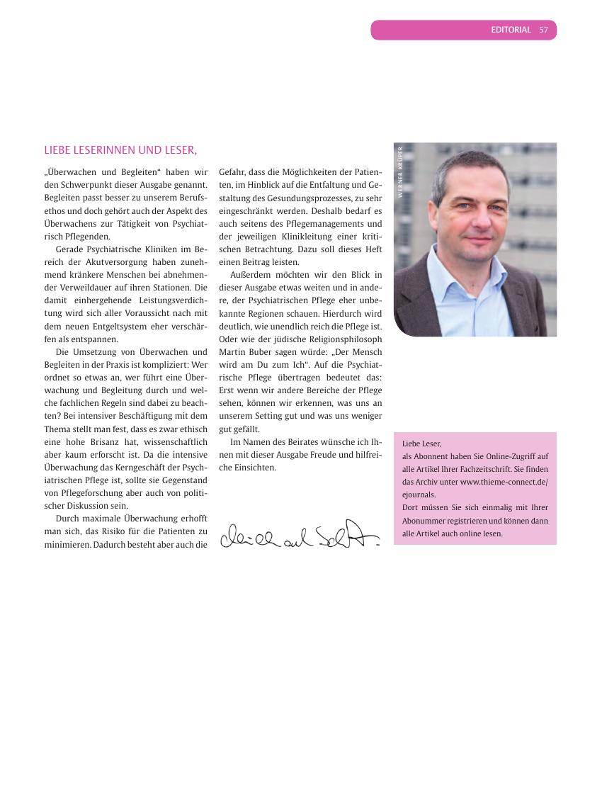 Vorschauseite 1: Editorial
