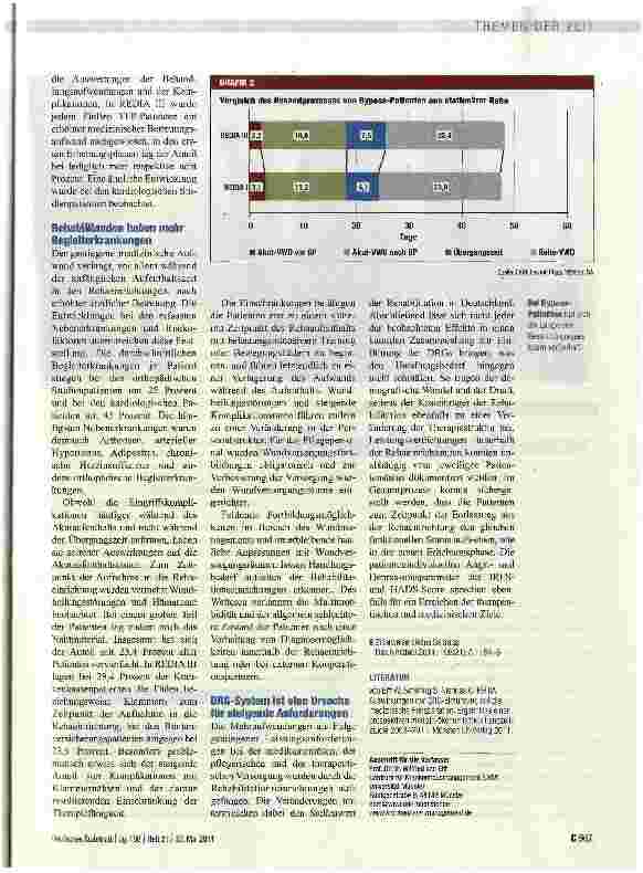 Vorschauseite 3: Kürzere Akut-Verweildauern erhöhen Aufwand in der Reha