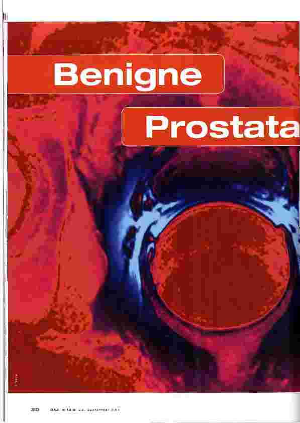 Vorschauseite 1: Benigne Prostatahyperplasie