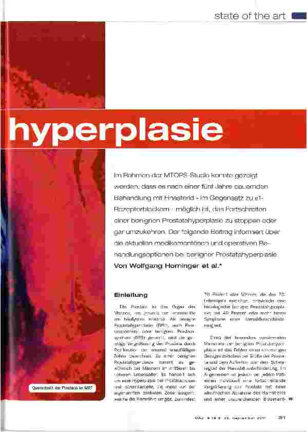 Vorschauseite 2: Benigne Prostatahyperplasie