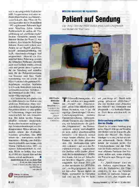Vorschauseite 4: Selektive Publikation in der klinischen Forschung