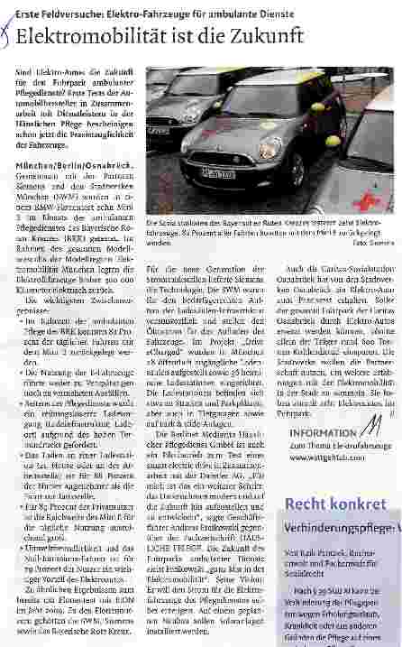 Vorschauseite 1: Elektromobilität ist die Zukunft