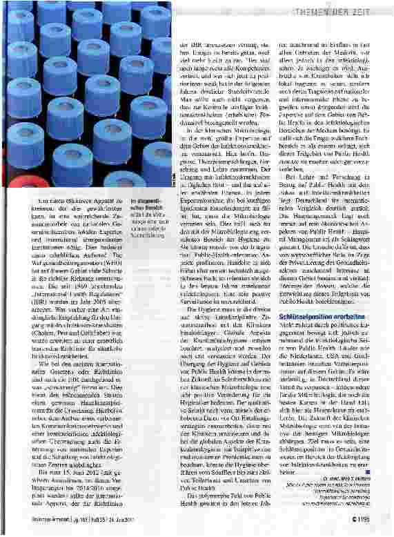 Vorschauseite 2: Rollenfindung zwischen Kommen und Public Health