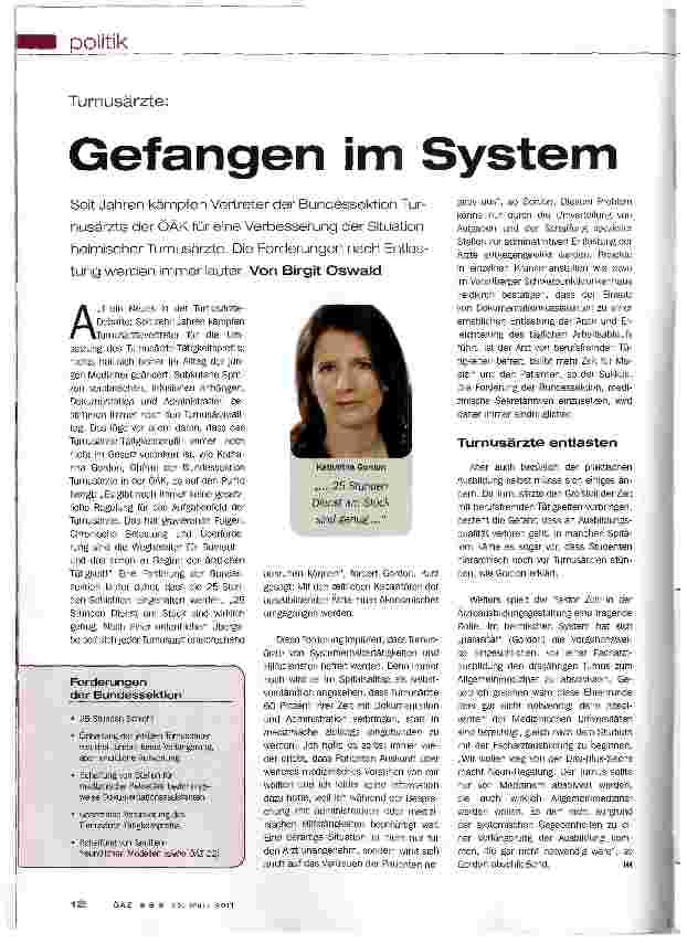 Vorschauseite 1: Gefangen im System