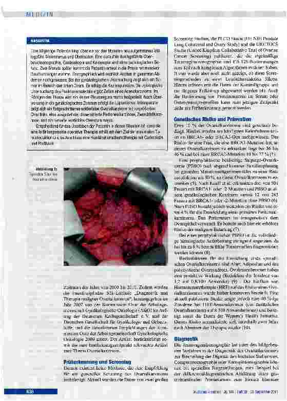 Vorschauseite 2: Ovarialkarzinom
