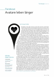 Vorschauseite 2: Trendscout Avatare leben länger