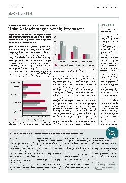 Vorschauseite 1: Hohe Anforderungen, wenig Ressourcen