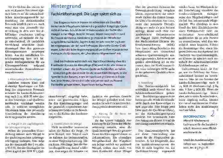 Vorschauseite 2: Rückforderungen nur bei Qualitätsmängeln