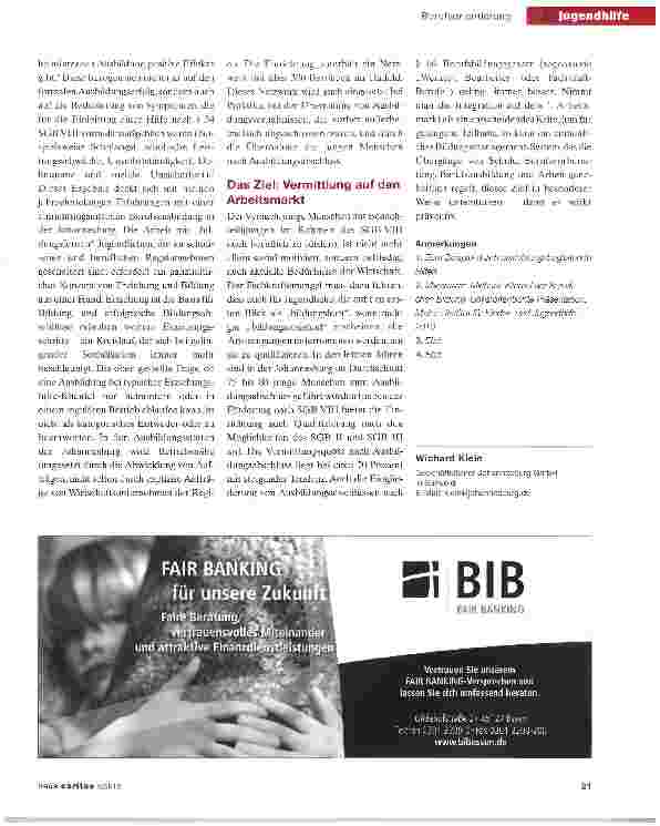 Vorschauseite 4: Berufliche Förderung in der Erziehungshilfe lohnt sich